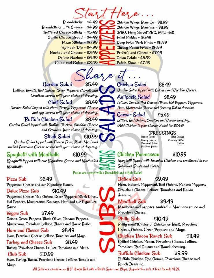 Pete's Pizza Menu image 2